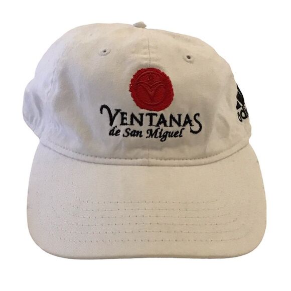 adidas Other - Adidas Ventanas de San Miguel White Black & Red Baseball Hat